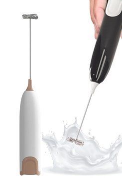 Капучинатор Milk Frother електричний для молока Біло-бежевий 1501WBG фото