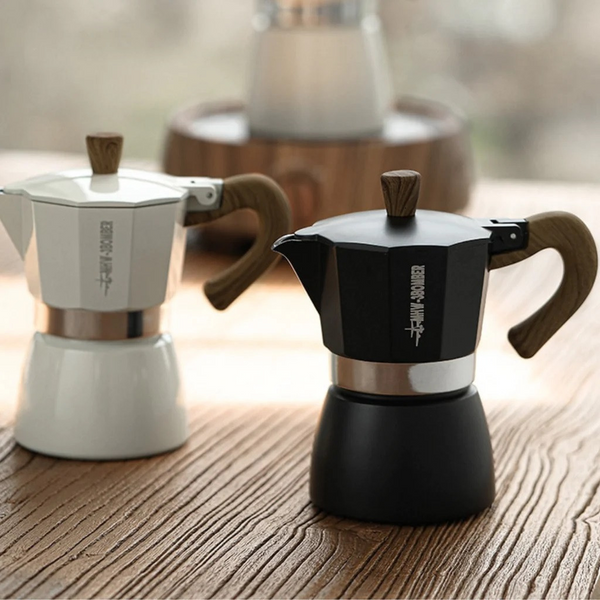 Кавоварка гейзерна MHW-3BOMBER 150 мл. Espresso Maker Moka Pot Чорна M5813B фото